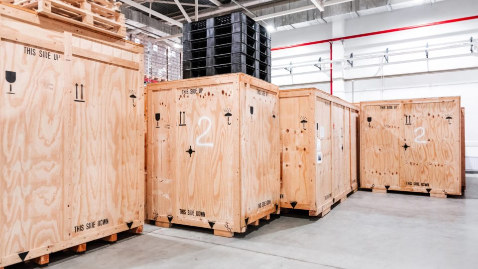 storage are full of crates