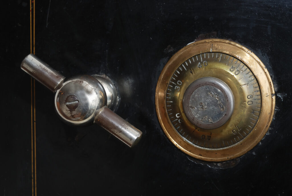knob on a safe